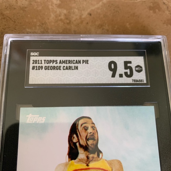 George Carlin 2011 Topps trading card rare Graded Mint 9.5 - Picture 2 of 3